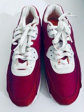 Nike Air Max 90 Red White WMN Size 7.5 NEW Without Box Sneakers Running Shoes
